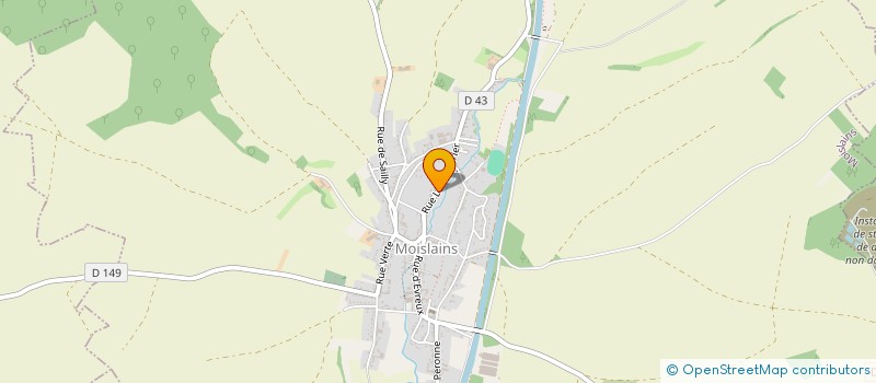localisation de l'entreprise MADAME ODETTE TABART  MOISLAINS