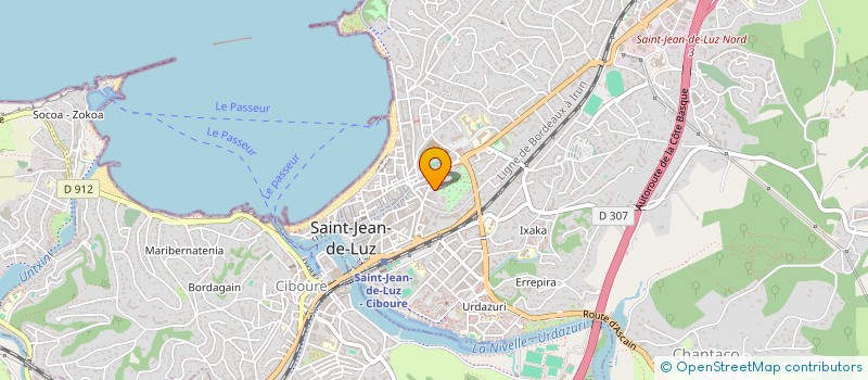 localisation de l'entreprise MADAME ODETTE TACHOIRE  SAINT-JEAN-DE-LUZ