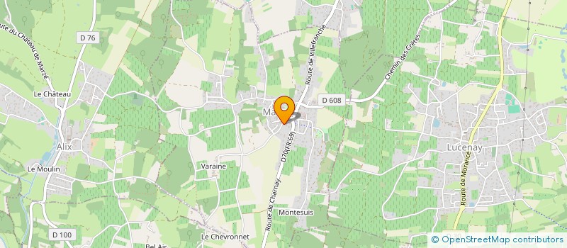 localisation de l'entreprise MADAME ODETTE TEXIER  MARCY