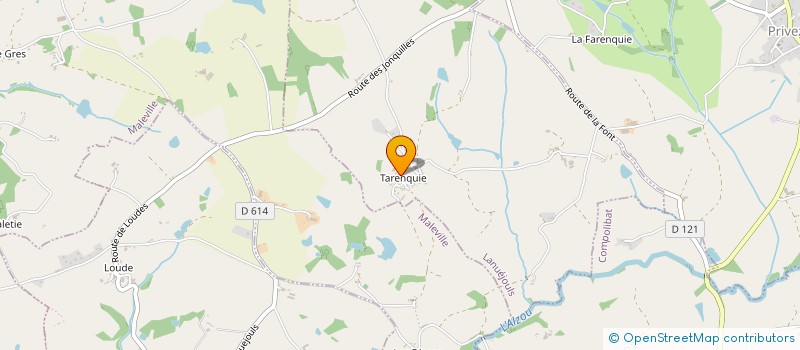 localisation de l'entreprise MADAME ODETTE THERON  LANUEJOULS