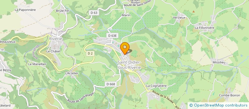 localisation de l'entreprise MADAME ODETTE THIVILLON  CHABANIERE