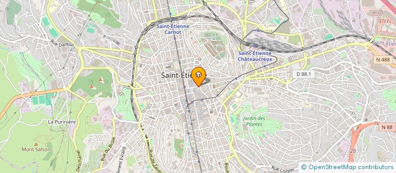 localisation de l'entreprise MADAME ODETTE VARENNE à SAINT-ETIENNE