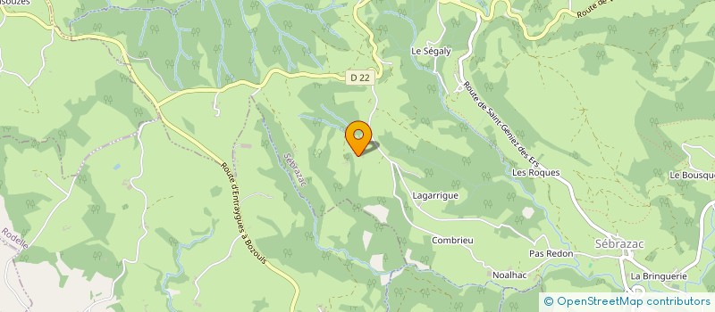 localisation de l'entreprise MADAME ODETTE VASSAL  SEBRAZAC