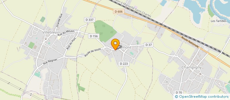 localisation de l'entreprise MADAME ODETTE VEAU à CHAUMONT