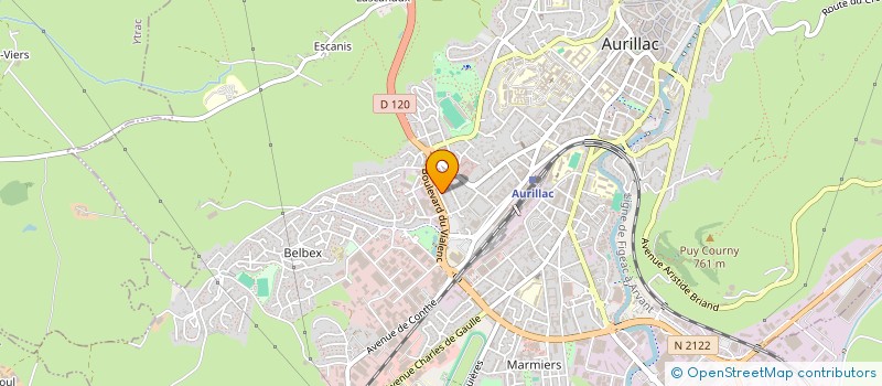 localisation de l'entreprise MADAME ODETTE VERNET à YTRAC