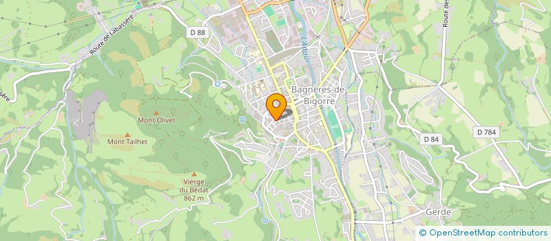 localisation de l'entreprise MADAME ODETTE VIAU  CIEUTAT