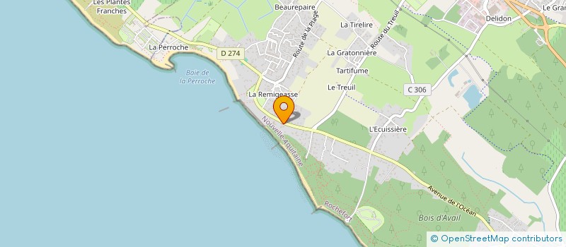 localisation de l'entreprise MADAME ODETTE VRIGNAUD  DOLUS-D'OLERON