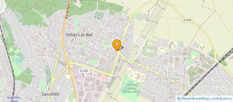 localisation de l'entreprise MADAME ODETTE WALO à SARCELLES