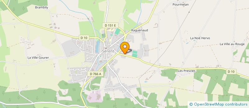 localisation de l'entreprise MADAME ODGEREL ZAGARJAV  SERENT