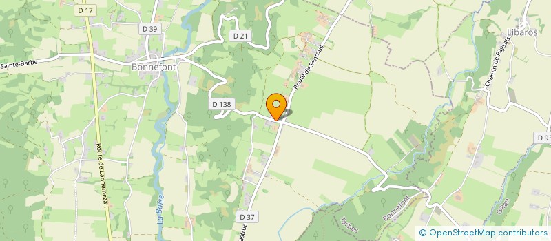 localisation de l'entreprise MADAME ODILE ABADIE  BONNEFONT