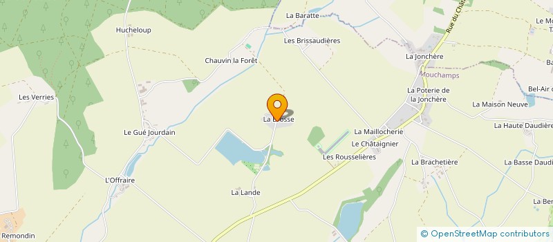 localisation de l'entreprise MADAME ODILE AGENEAU  MOUCHAMPS