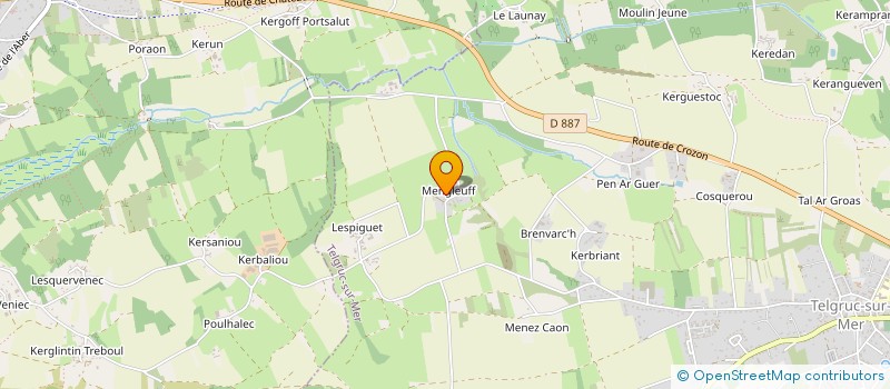 localisation de l'entreprise MADAME ODILE AGOSTINI  ROSNOEN