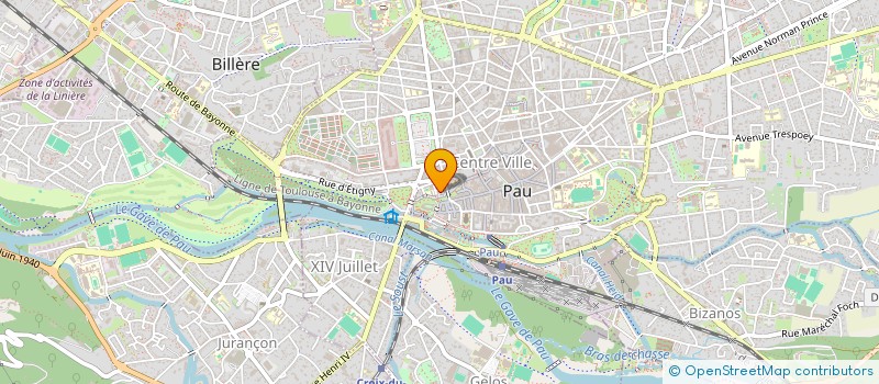 localisation de l'entreprise MADAME ODILE AIGNAN à PAU