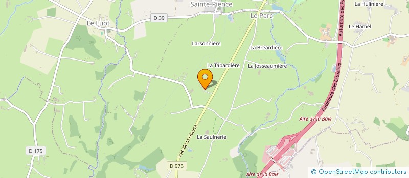 localisation de l'entreprise MADAME ODILE ALLAIN à LE PARC