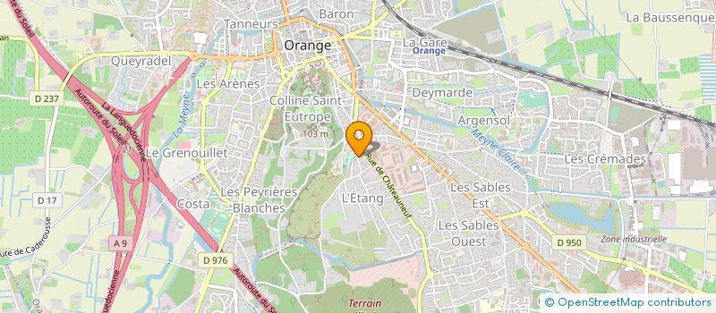 localisation de l'entreprise MADAME ODILE ALT à ORANGE