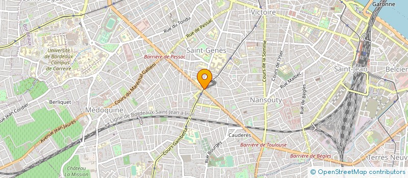 localisation de l'entreprise MADAME ODILE ALVAREZ à BORDEAUX