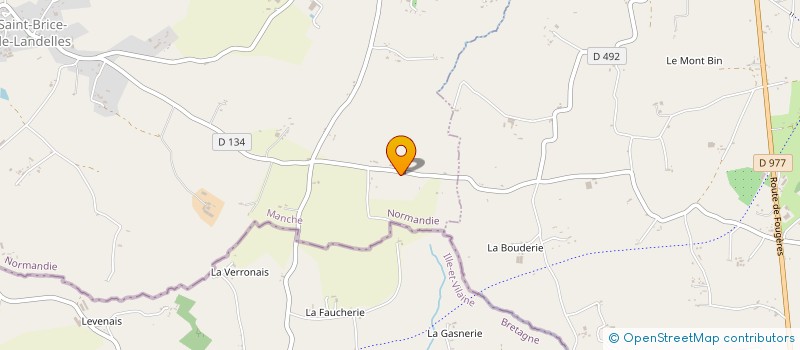localisation de l'entreprise MADAME ODILE AMAND à SAINT-BRICE-DE-LANDELLES