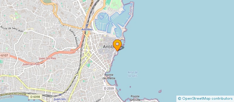 localisation de l'entreprise MADAME ODILE AMOUR à ANTIBES