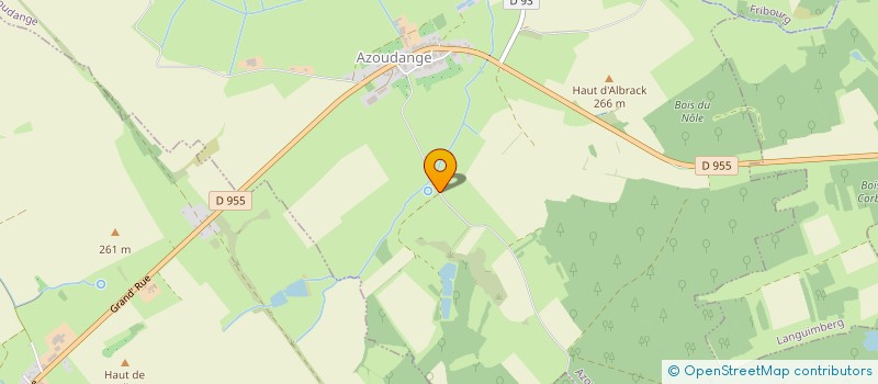 localisation de l'entreprise MADAME ODILE ANDRE  AZOUDANGE