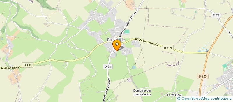 localisation de l'entreprise MADAME ODILE ANQUETIL  ECRAINVILLE