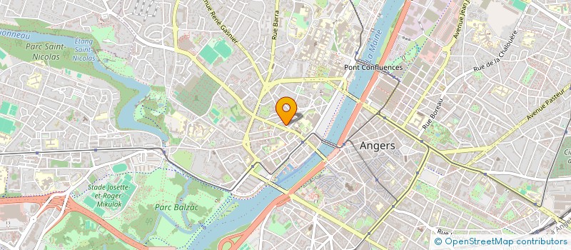 localisation de l'entreprise MADAME ODILE ARAGON à ANGERS