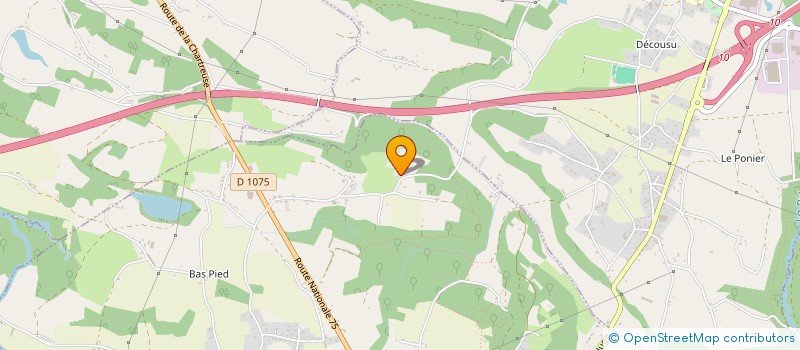 localisation de l'entreprise MADAME ODILE ARNAUD  AOSTE