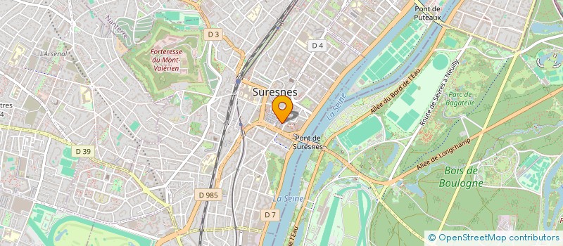 localisation de l'entreprise MADAME ODILE BASSE à SURESNES
