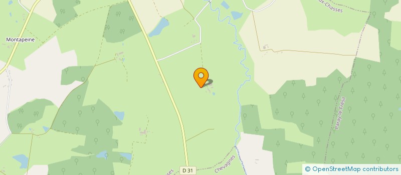 localisation de l'entreprise MADAME ODILE BASSOT  LA CHAPELLE-AUX-CHASSES