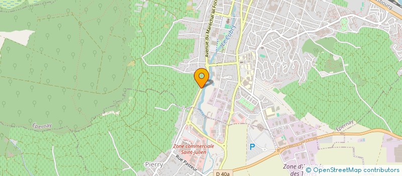 localisation de l'entreprise MADAME ODILE BAUDIN  EPERNAY