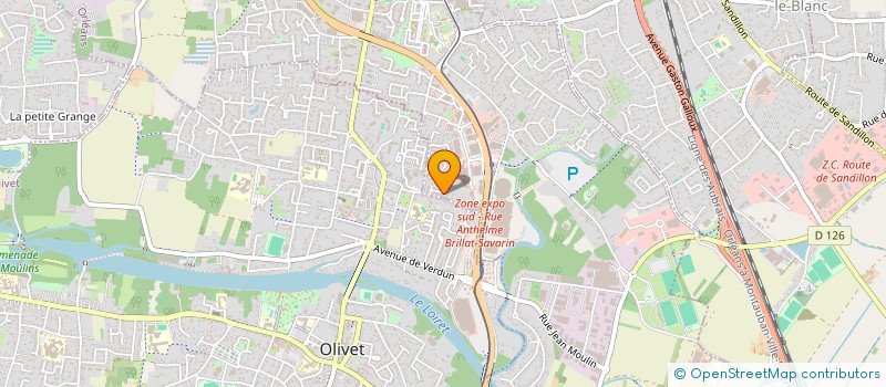 localisation de l'entreprise MADAME ODILE BEAUJOUAN à ORLEANS