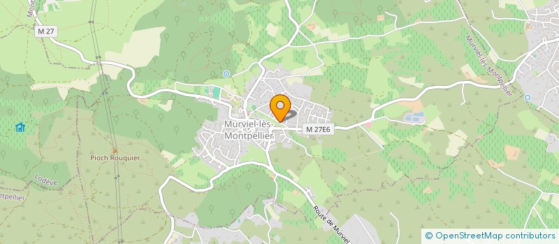 localisation de l'entreprise MADAME ODILE BECAT  MURVIEL-LES-MONTPELLIER