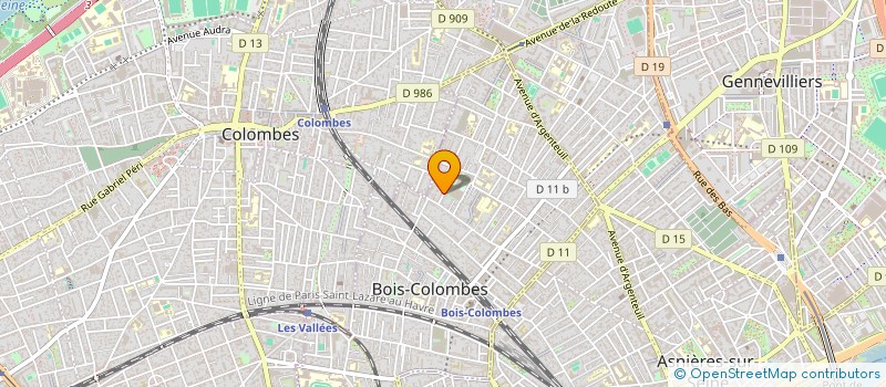 localisation de l'entreprise MADAME ODILE BELLAMY à BOIS-COLOMBES