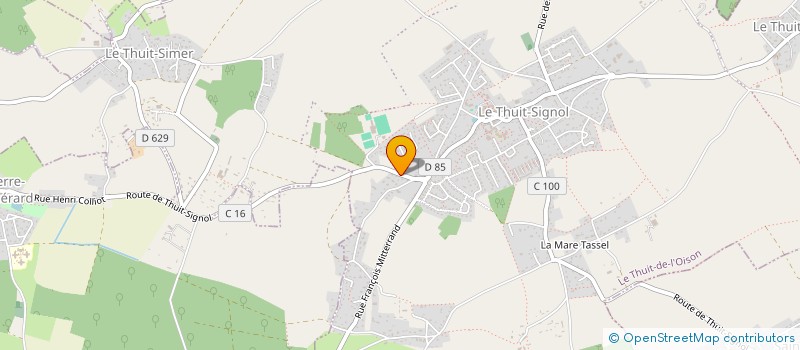 localisation de l'entreprise MADAME ODILE BENET  LES MONTS DU ROUMOIS