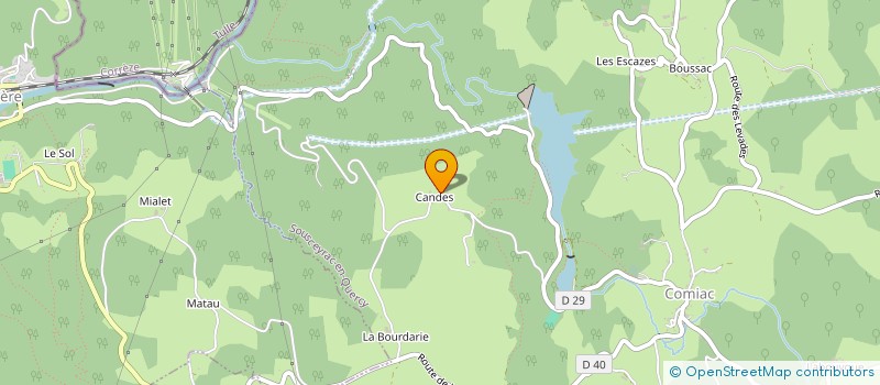 localisation de l'entreprise MADAME ODILE BENNET  SOUSCEYRAC-EN-QUERCY