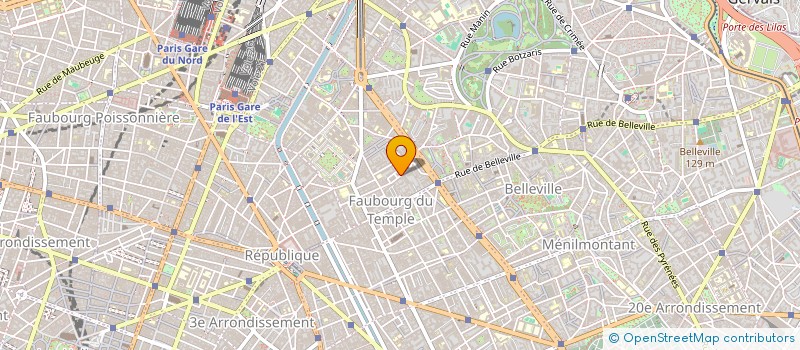 localisation de l'entreprise MADAME ODILE BENOIT  PARIS