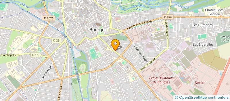 localisation de l'entreprise MADAME ODILE BERNADAC à BOURGES