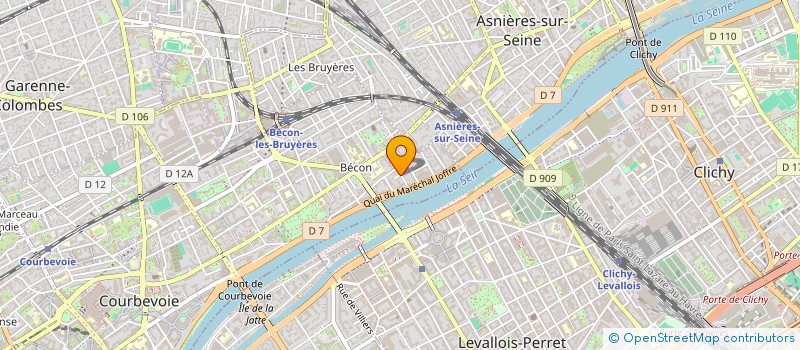 localisation de l'entreprise MADAME ODILE BERTRAND à COURBEVOIE