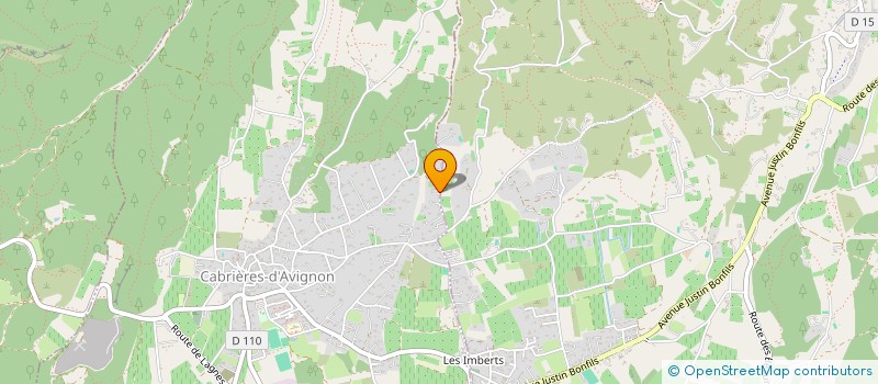 localisation de l'entreprise MADAME ODILE BERTRAND  CABRIERES-D'AVIGNON