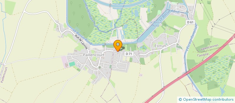 localisation de l'entreprise MADAME ODILE BIGUE-PUCHEU  PAILLENCOURT