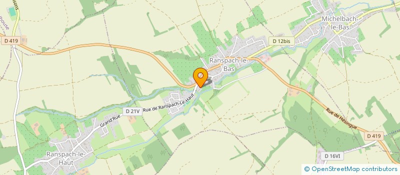 localisation de l'entreprise MADAME ODILE BIRY  RANSPACH-LE-BAS