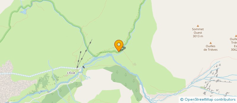 localisation de l'entreprise MADAME ODILE BISON  BONNEVAL-SUR-ARC