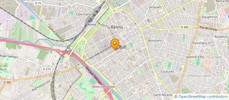 localisation de l'entreprise MADAME ODILE BITZ  REIMS