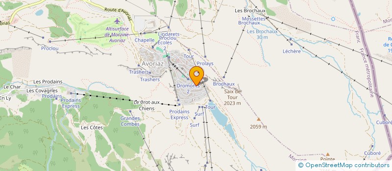 localisation de l'entreprise MADAME ODILE BLANCHARD  MORZINE