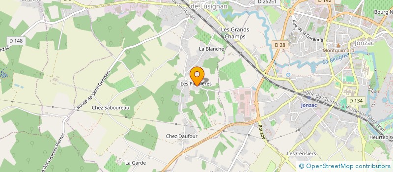 localisation de l'entreprise MADAME ODILE BOBIN  SAINT-GERMAIN-DE-LUSIGNAN