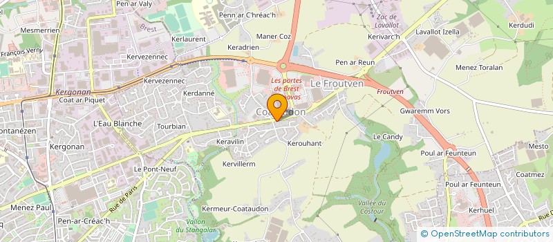 localisation de l'entreprise MADAME ODILE BOHIC à GUIPAVAS