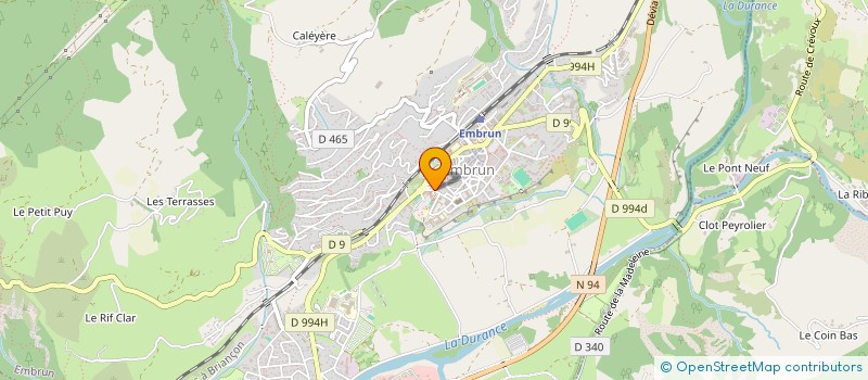 localisation de l'entreprise MADAME ODILE BONNAFFOUX  EMBRUN