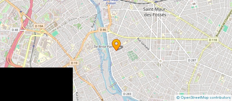 localisation de l'entreprise MADAME ODILE BOUDON à SAINT-MAUR-DES-FOSSES