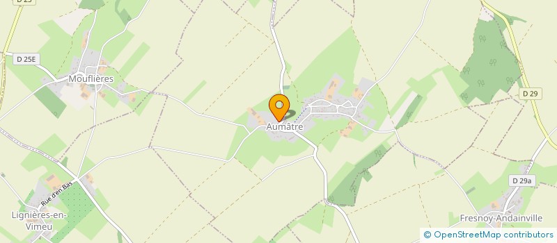 localisation de l'entreprise MADAME ODILE BOUDOUX D'HAUTEFEUILLE  AUMATRE