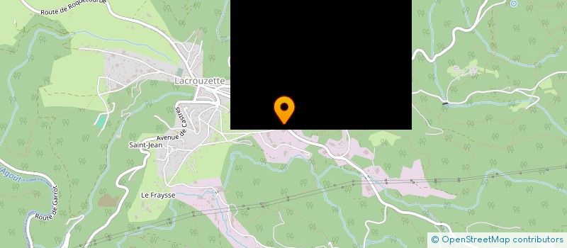 localisation de l'entreprise MADAME ODILE BOUISSIERE  LACROUZETTE