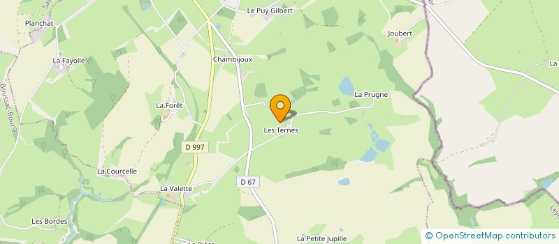 localisation de l'entreprise MADAME ODILE BOULANGER à SAINT-PIERRE-LE-BOST
